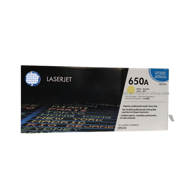 Original compatible para HP Ce270A Ce271A Ce272A Ce273A Cartucho de tóner 650A